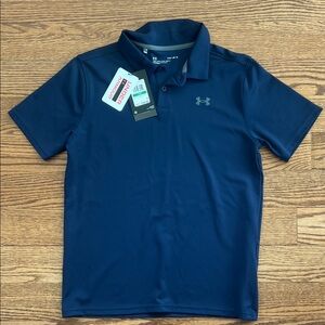 Under Armour Youth Navy Polo Shirt